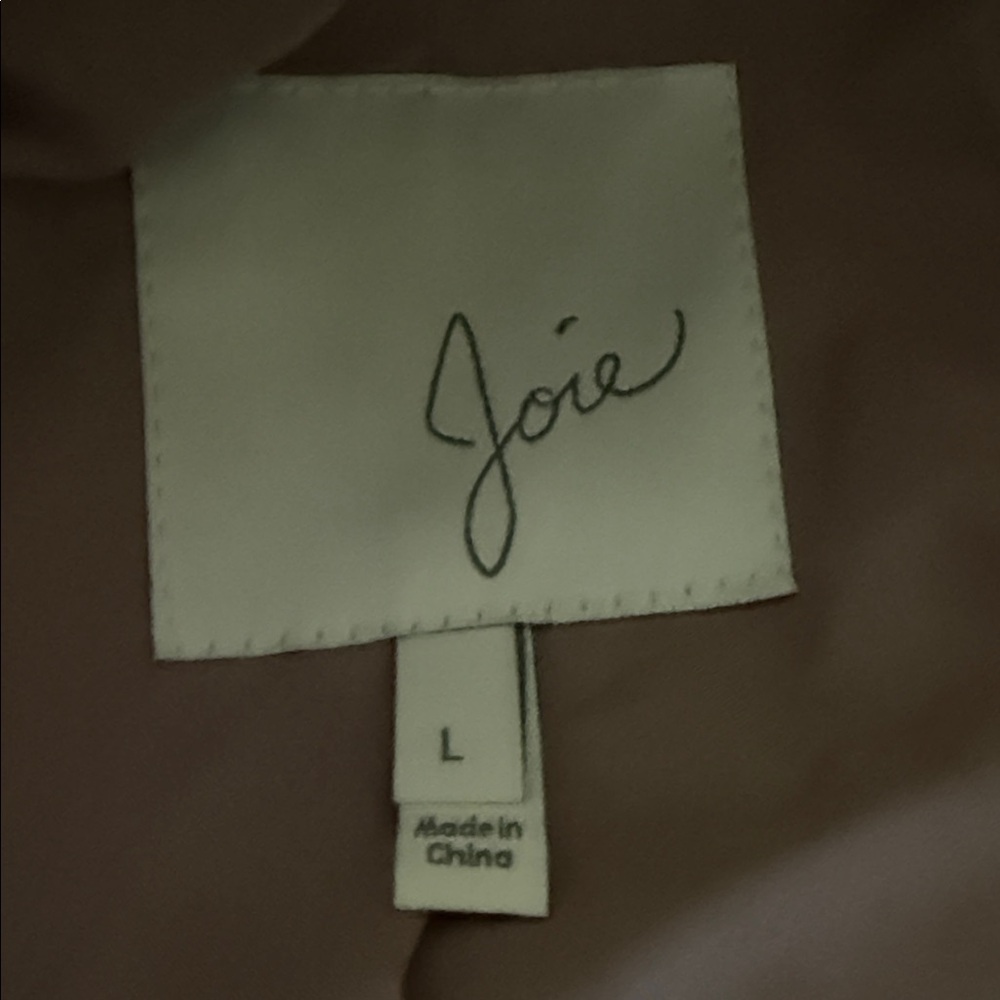 Joie Taupe Open Front Lambskin Leather Jacket - Picture 10 of 14